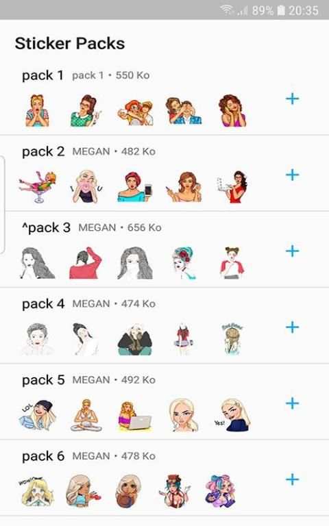 Girly m Stickers for WhatsApp -WAStickerApps screenshot 4