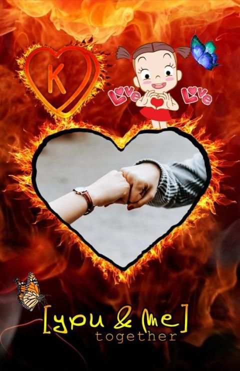 Fire Text Photo Frame - Fire Text Photo Editor screenshot 2