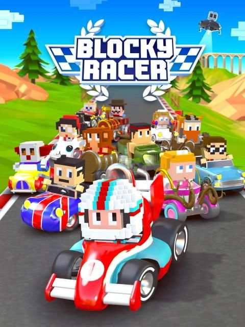 Blocky Racer - Endless Racing screenshot 5