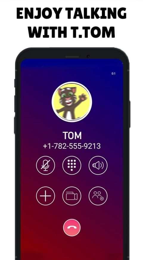 Call Talking Cat - T Tom Call & Chat Simulator स्क्रीनशॉट 2