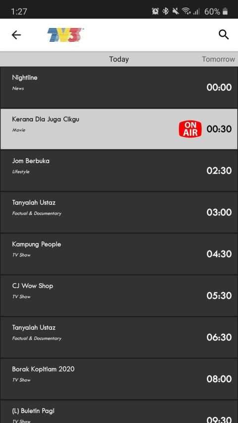 Malaysia TV Schedules & Guide स्क्रीनशॉट 2