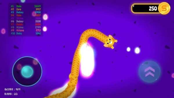 Jungle Snake IO - Worms Zone स्क्रीनशॉट 5
