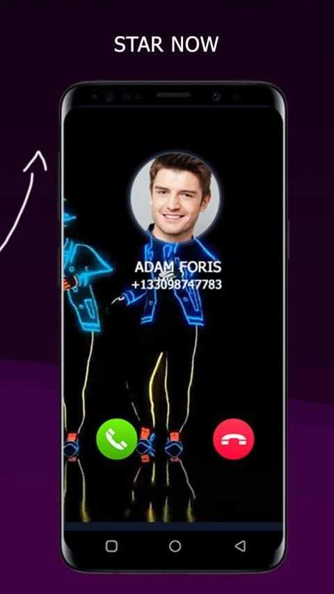 Light Color Call Screen Theme - caller screen screenshot 1