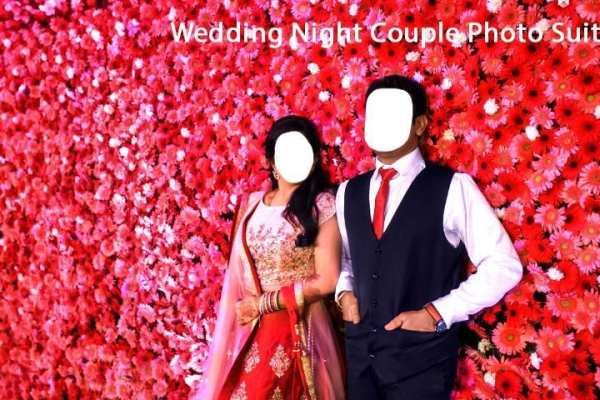 Hot Wedding Night Couple Photo Suit स्क्रीनशॉट 1