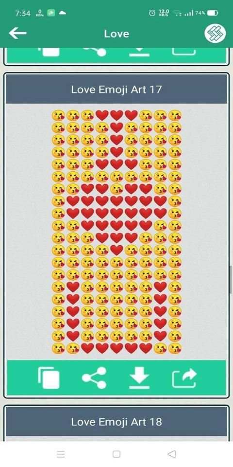 Emoji Art Sharing स्क्रीनशॉट 5