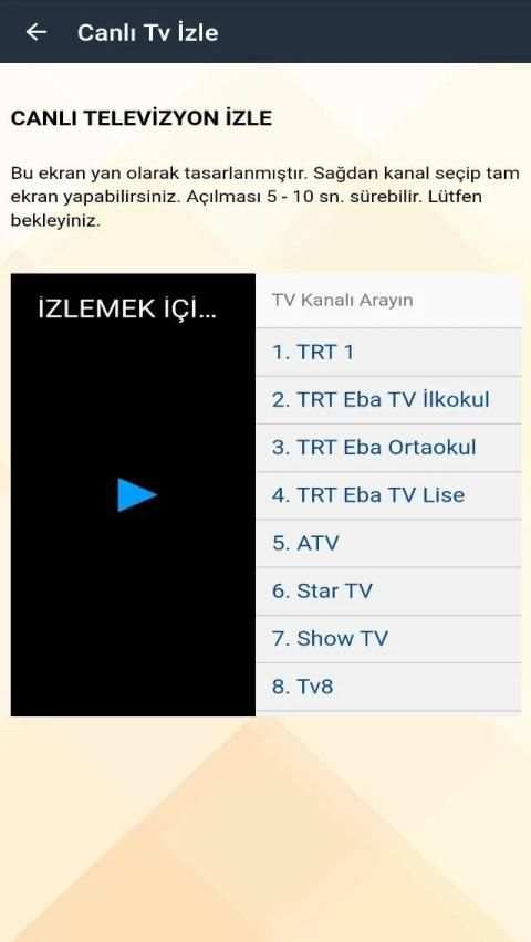 Tv Cep - Canlı Tv İFilm İzle screenshot 5
