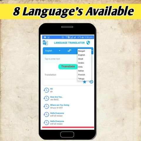 Language Translator (Hindi To English) screenshot 2
