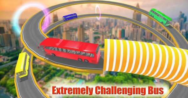 Impossible Bus Stunt Driving: Tricky Drive स्क्रीनशॉट 8