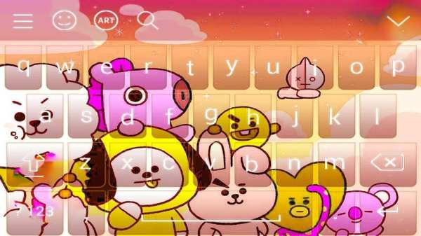 BT21 keyboard स्क्रीनशॉट 1