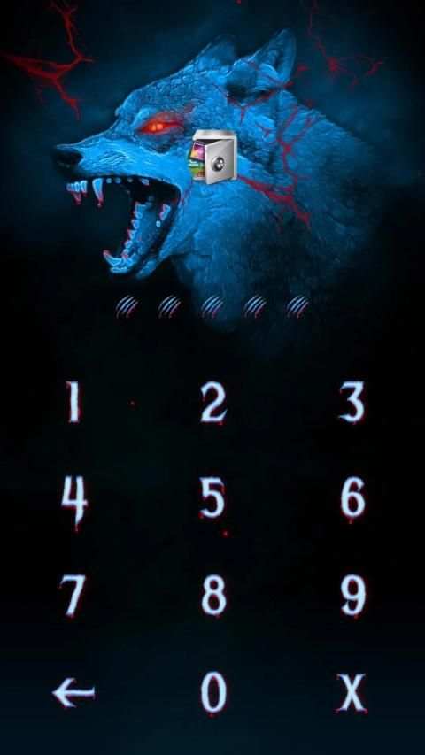 AppLock Live Theme Wolf – Paid Theme screenshot 3