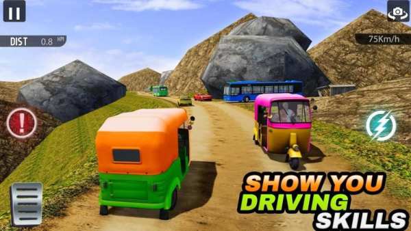 Modern Tuk Tuk Auto Rickshaw: Offroad Driving 2020 स्क्रीनशॉट 1