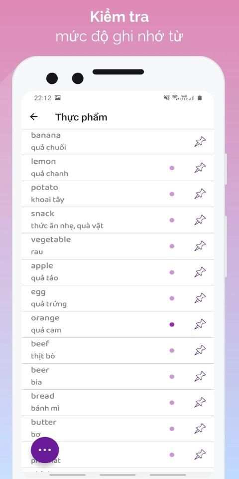 Violet - học từ vựng phát âm tiếng Anh với 3000 từ screenshot 1