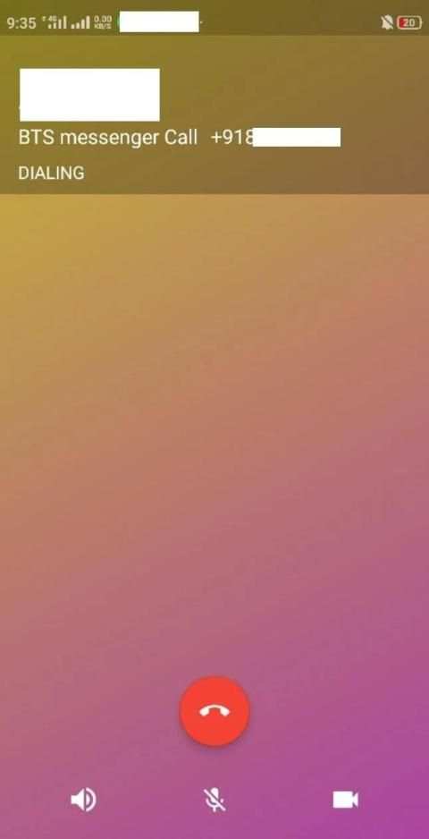 BTS messenger screenshot 2