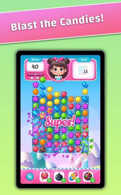 Candy 3-Match Blast - Puzzle Game screenshot 5