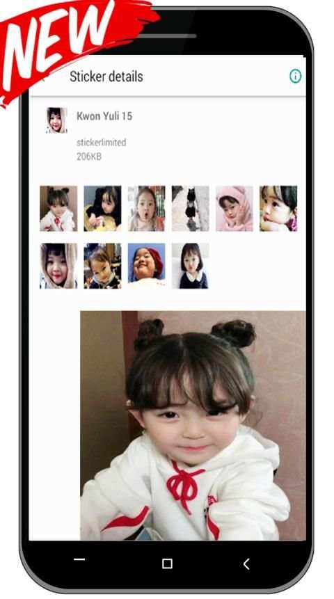 Wa Kwon Yuli Lucu Stiker For WAStickerApps screenshot 2