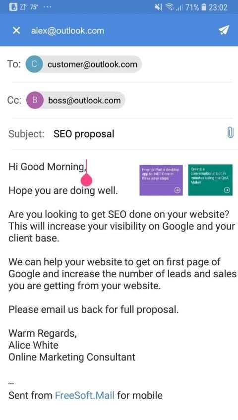 Email App for Hotmail, Outlook & Exchange Mail screenshot 4
