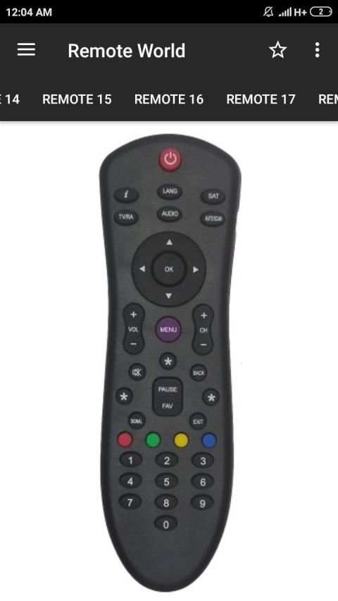 DD Free Dish Remote Control (36 in 1) स्क्रीनशॉट 5