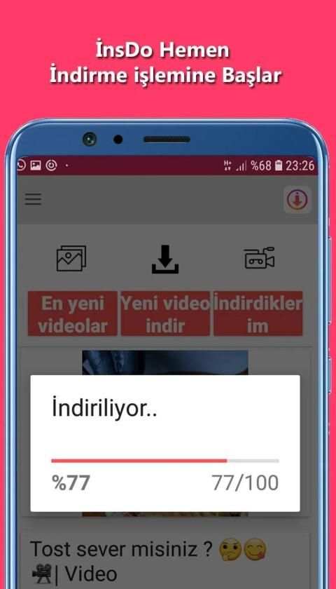 İnsDo - İnstagram Video İndirme Programı screenshot 2
