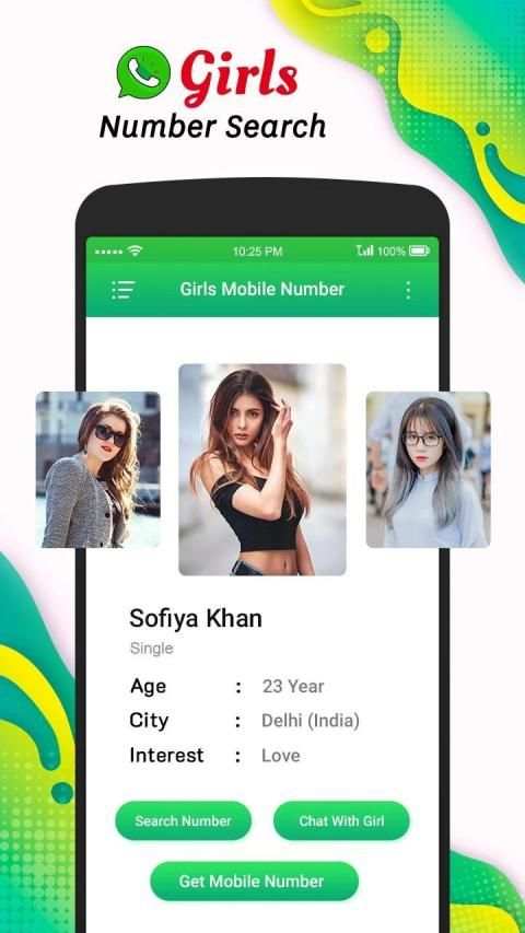 Girls Mobile Number Friend Search Simulator स्क्रीनशॉट 3