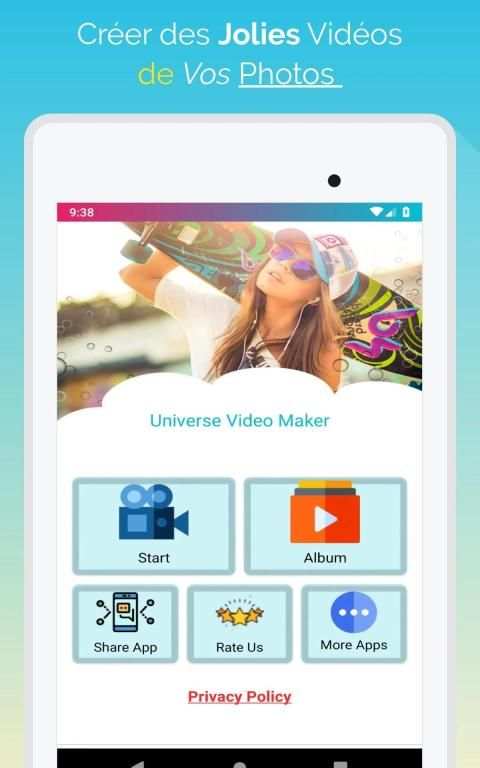 Créer une Vidéo de vos Photos avec la Musique screenshot 1
