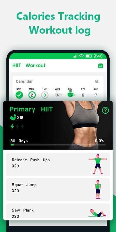 HIIT Workout स्क्रीनशॉट 4