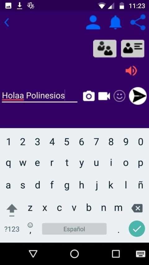 Messenger Polinesio screenshot 1