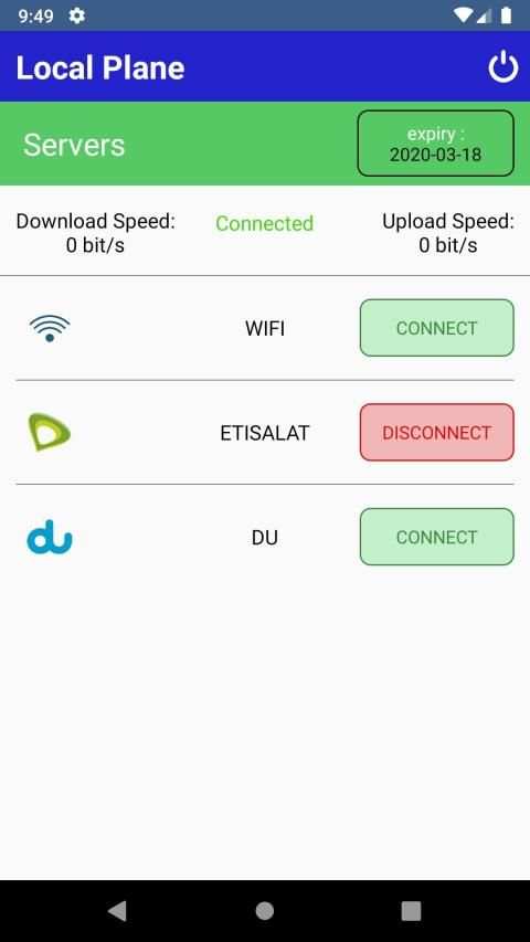 Local Plane VPN screenshot 3