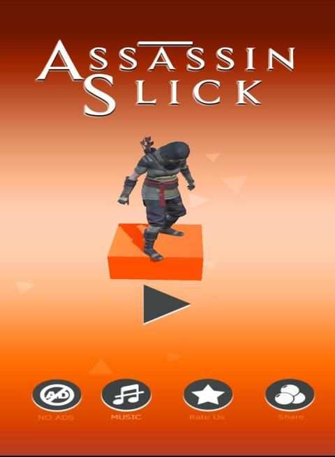 Assassin Slick: Zig Zag 3D Offline Game screenshot 1