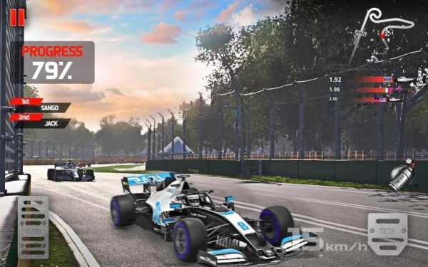 Futuristic Formula Car Racing Formula Racing Stunt स्क्रीनशॉट 4