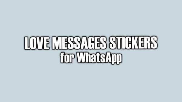 Love Message Stickers for WhatsApp - WAStickerApps screenshot 1