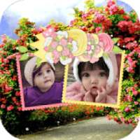 Beautiful Garden Dual Photo Frame Application