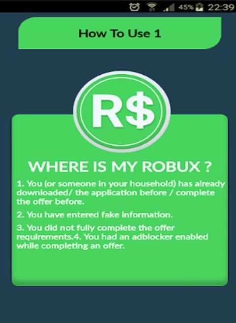 Free Robux Counter screenshot 2