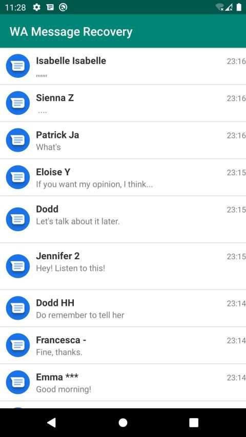 Wa Message Recovery screenshot 2