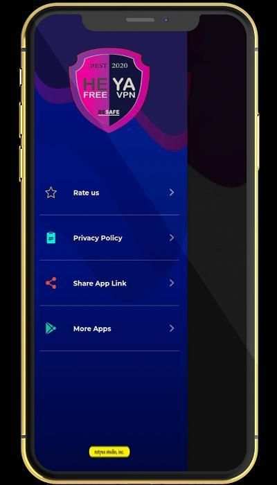 HEYA Free VPN – Unlimited & High Speed VPN screenshot 1