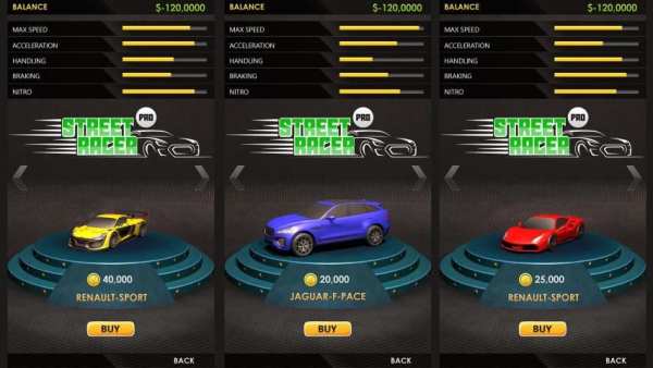 Street Racer Pro स्क्रीनशॉट 3