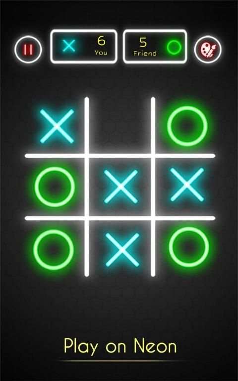 Tic Tac Toe Glow: Multiplayer! screenshot 7