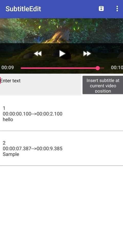SubEdit - Edit, create, synchronize subtitles स्क्रीनशॉट 6