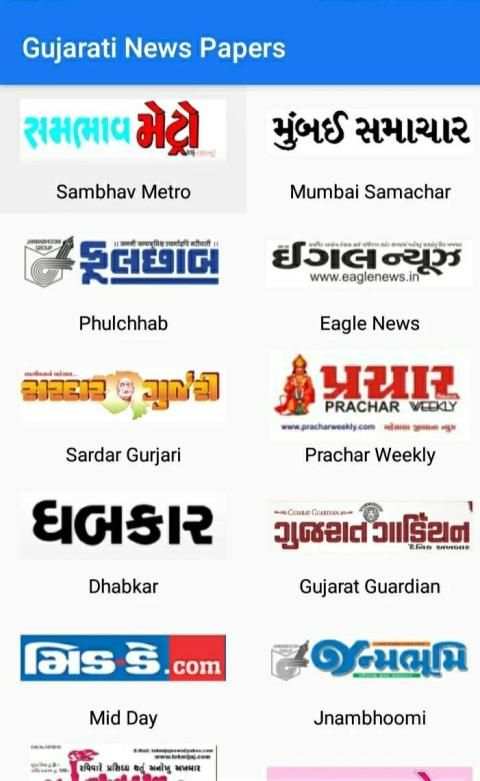 Gujarati News Papers screenshot 2