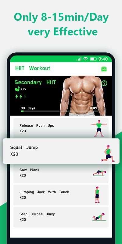 HIIT Workout स्क्रीनशॉट 3