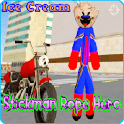 Ice Cream Stickman Rope Hero आइकन