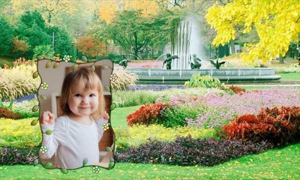 Awesome Garden Frame Photo application screenshot 3
