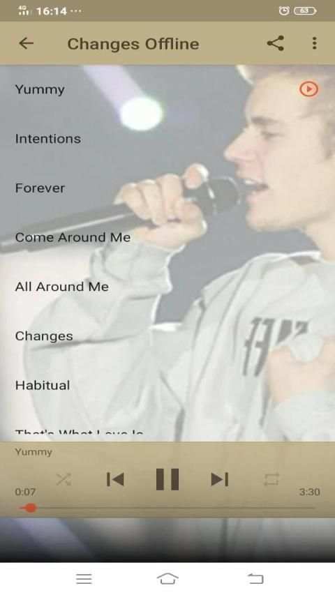 Justin Bieber Offline Songs screenshot 4