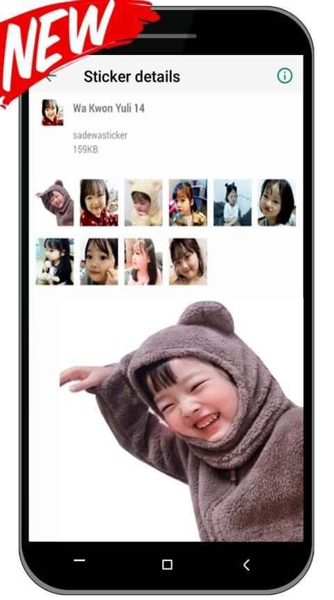 Stiker Wa Kwon Yuli Lucu Dan Imut WAStickerApps screenshot 2