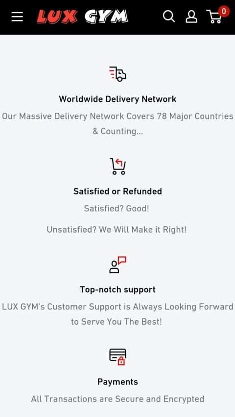 Lux Gym screenshot 1