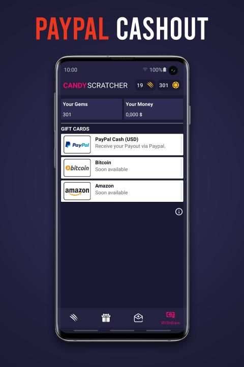 CandyScratcher - Earn Money स्क्रीनशॉट 1