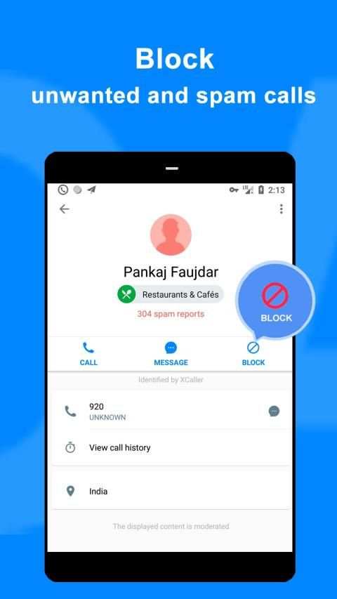 Caller ID & Call Recorder & Caller name - XCaller скриншот 5