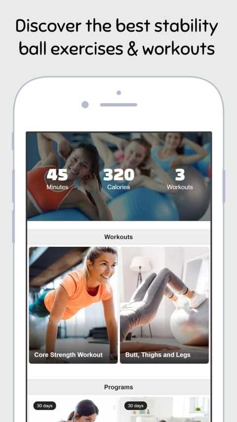 Stability Ball Exercises & Workouts screenshot 20