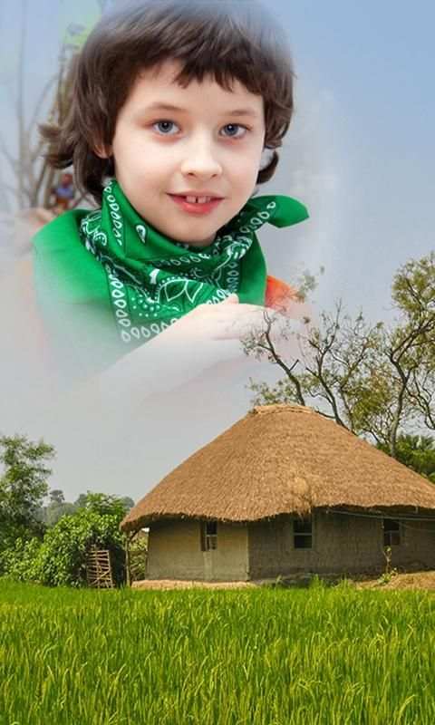 Features natural village photo frame application screenshot 18