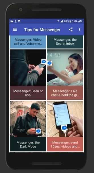 Tips for Messenger स्क्रीनशॉट 1