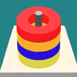 Sort it 3D : Hoop Stack Fun Puzzle Brain Games आइकन